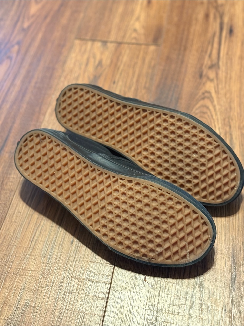 Vans Black Slip-On Canvas Loafers - Picture 4 of 5